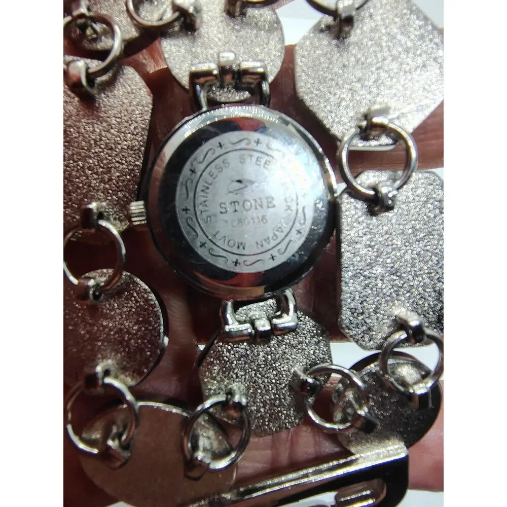 Stone Woman's Jewelry Bracelet Vintage L80116 Watch - Picture 7 of 10